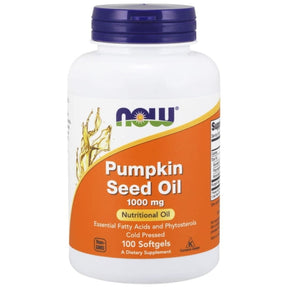 Now Foods Pumpkin Seed Oil 1000 mg – 100 Capsules