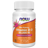 Now Foods Vitamin D3 50000 IU - 50 Softgels