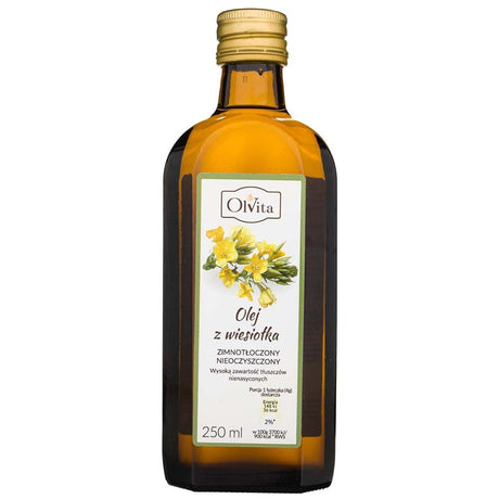Olvita Cold-Pressed Evening Primrose Oil Unpurified - 250 ml