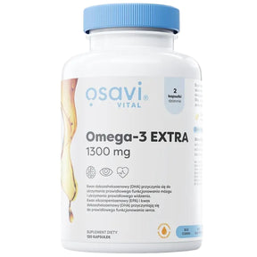 Osavi Omega-3 Extra 1300 mg, Lemon - 120 Capsules