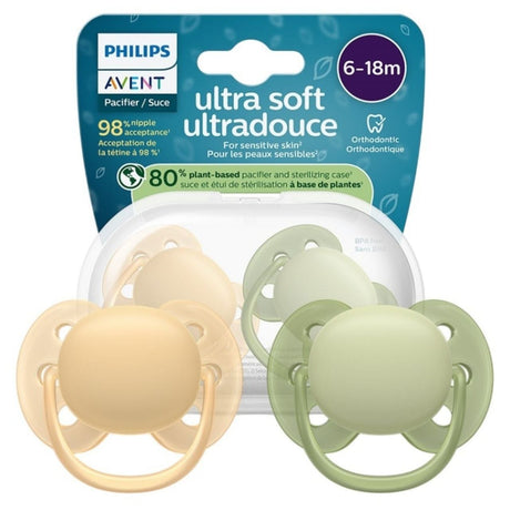 Philips Avent Ultra Soft Soothers 6-18 m - 2 Pieces