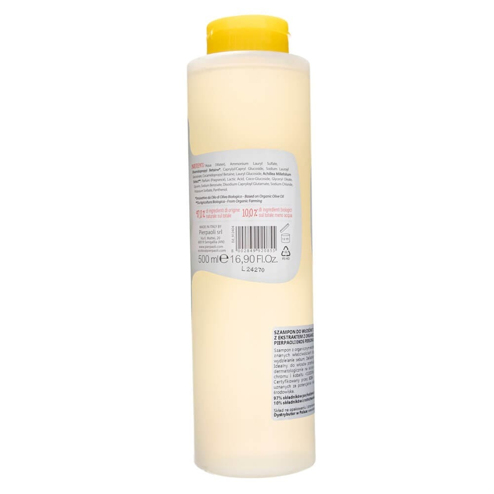 Pierpaoli Ekos Shampoo with Yarrow Extract - 500 ml