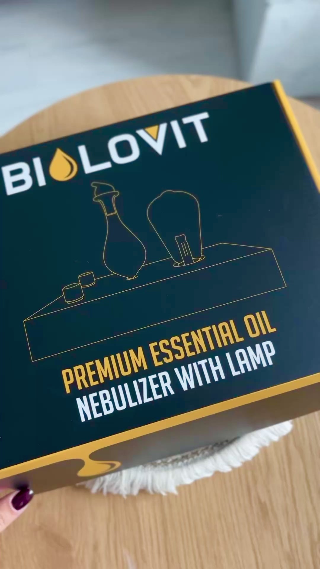 Bilovit eeterliku õli nebulisaator koos pirniga
