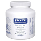 Pure Encapsulations Betaine HCl Pepsin - 250 Capsules