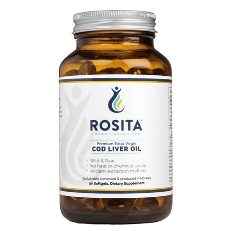 Rosita Extra Virgin Cod Liver Oil (EVCLO) - 90 Capsules
