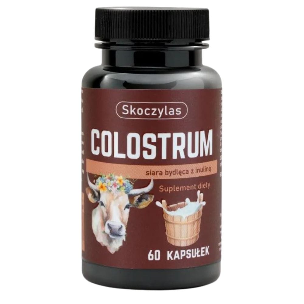 Skoczylas Colostrum Bovine Colostrum with Inulin - 60 Capsules