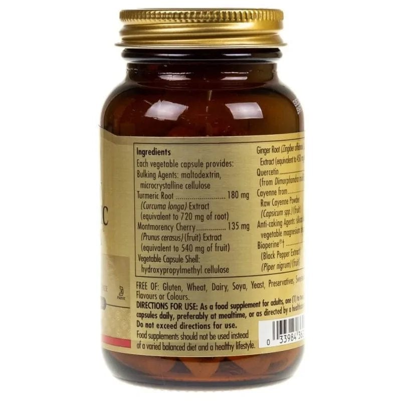 Solgar Cherry Turmeric Complex - 60 Capsules