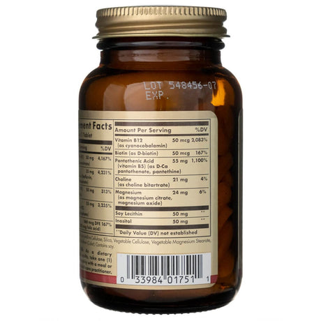 Solgar Megasorb B-Complex "50" - 100 Tablets