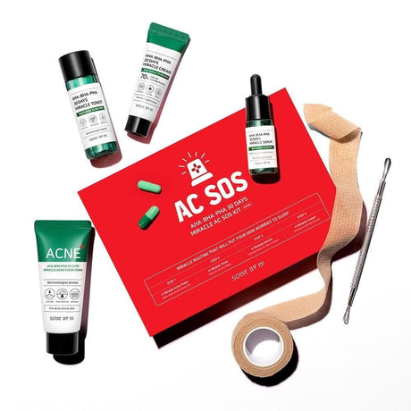 Some By Mi AHA BHA PHA 30 Days Miracle AC SOS - Acne Skin Set