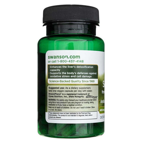 Swanson Sulforaphane 400 mcg - 60 Capsules