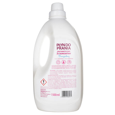 Swonco Laundry Liquid Enzymatic, Fragrance Free - 1500 ml