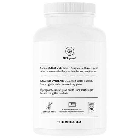 Thorne Research Betaine HCL & Pepsin - 225 Capsules