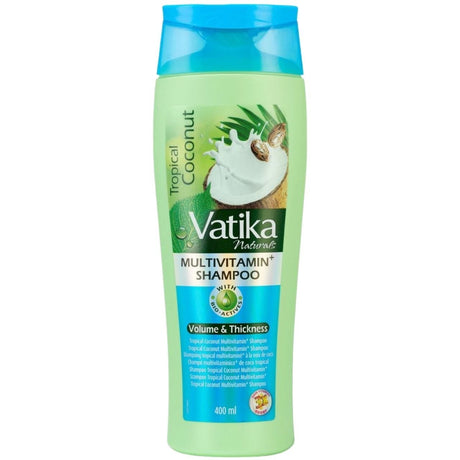 Vatika Tropical Coconut Multivitamin Shine- Enhancing Shampoo with Coconut - 400 ml