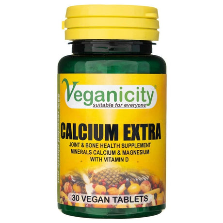 Veganicity Calcium Extra + Magnesium + Vitamin D - 30 Tablets