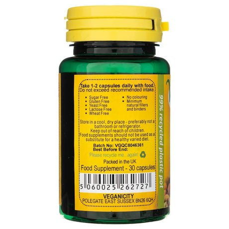 Veganicity Vitamin E400 - 30 Capsules