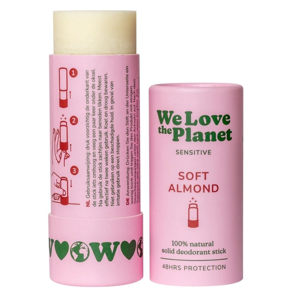 We Love The Planet Soft Almond Deodorant Stick - 40 g