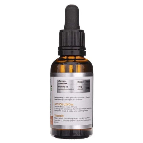 Wish Vitamin D3 FORTE 2000 IU Drops - 30 ml