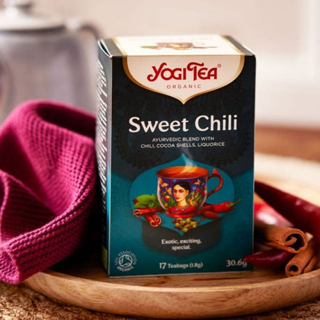 Yogi Tea Sweet Chili Tea with Cocoa and Liquorice - 17 Sachets