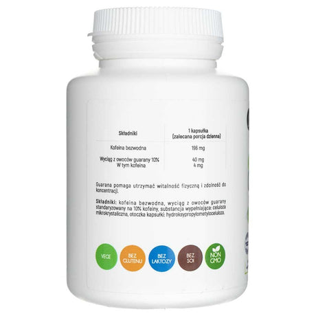 Aliness Caffeine 200 mg - 100 Veg Capsules