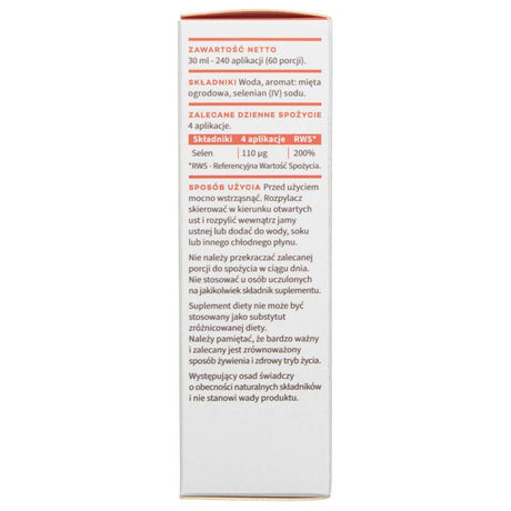 Aura Herbals Seledrop - Selenium 110 mcg sodium (IV) selenate, aerosol - 30 ml