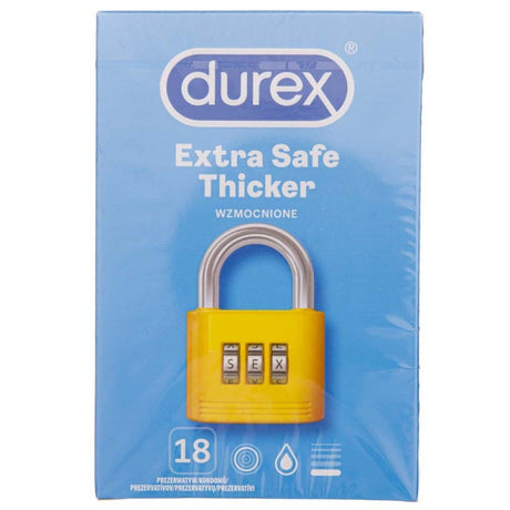 Durex Extra Safe Thicker Condoms - 18 pcs.