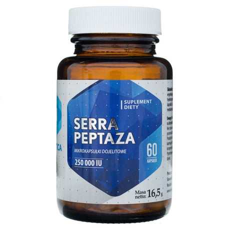 Hepatica Serrapeptase 250000 IU - 60 Veg Capsules