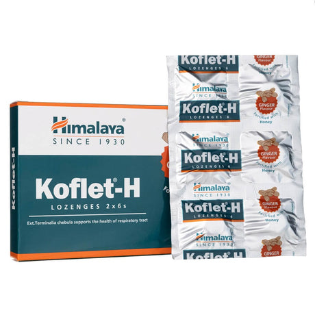 Himalaya Koflet-H Ginger - 12 Lozenges