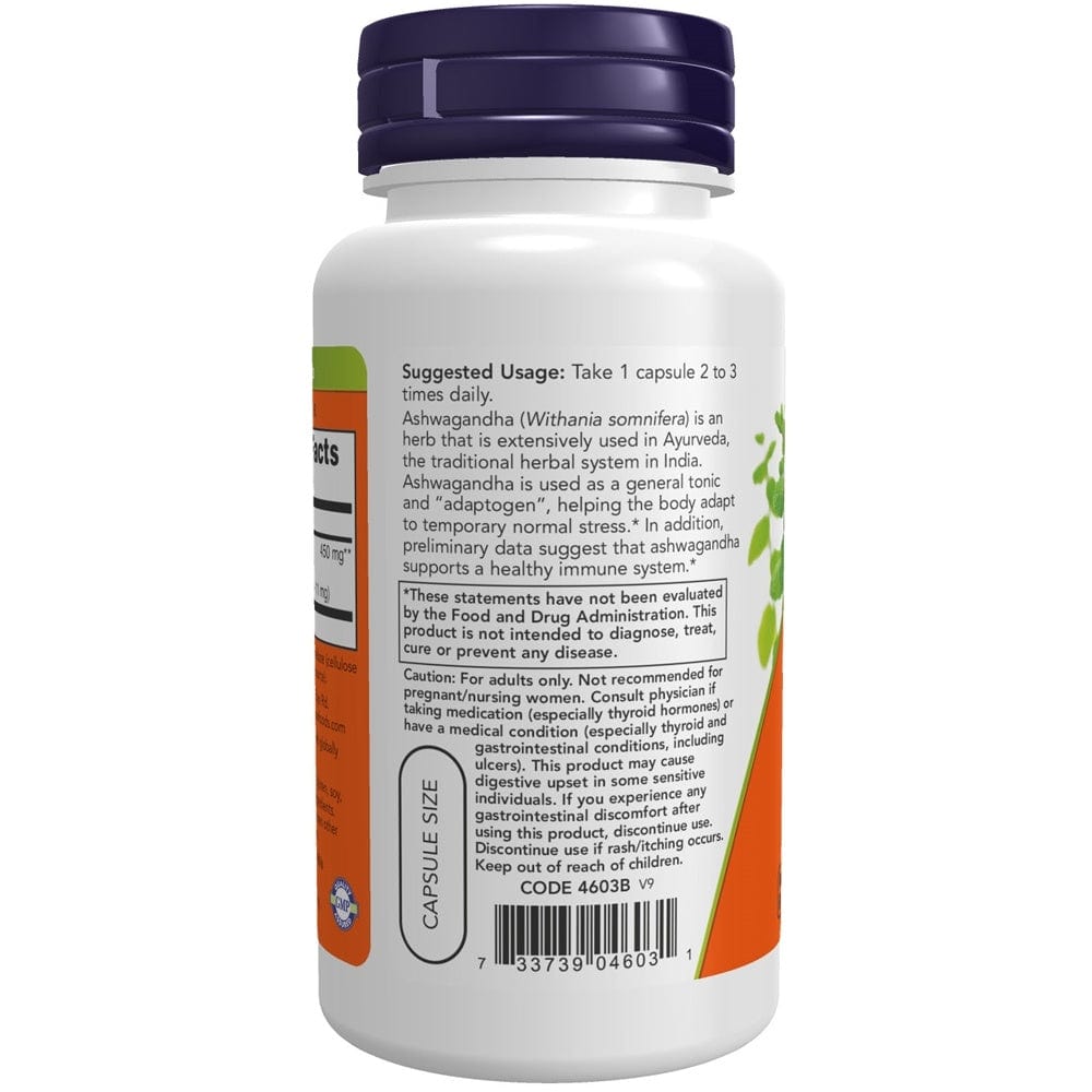 Now Foods Ashwagandha 450 mg - 90 Veg Capsules