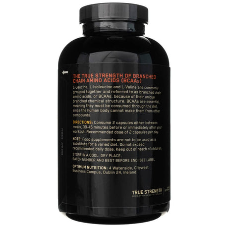 Optimum Nutrition BCAA 1000 CAPS - 400 Capsules