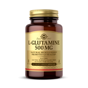 Solgar L-Glutamine 500 mg - 50 Vegetable Capsules