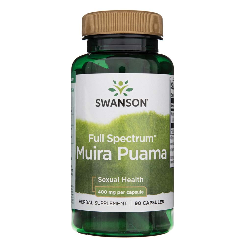 Swanson Full Spectrum Muira Puama 400 mg - 90 Capsules