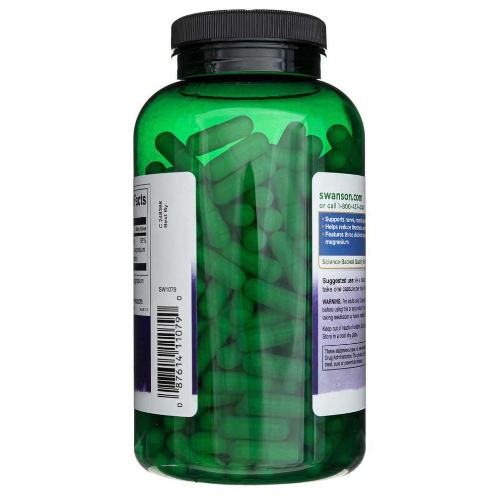 Swanson Triple Magnesium Complex 400 mg - 300 Capsules